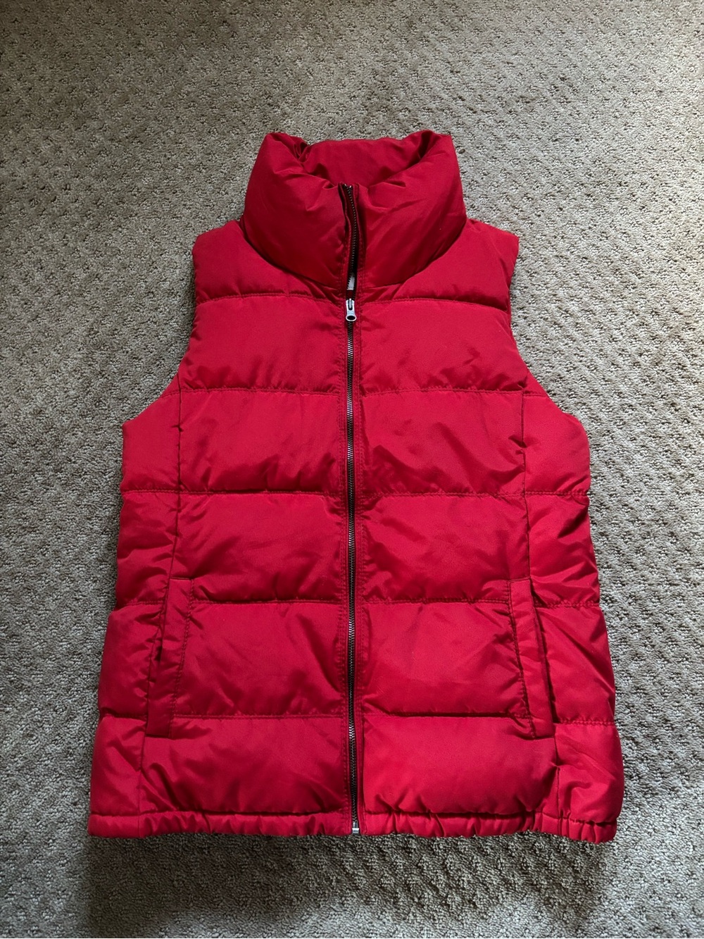 Old Navy Women’s Red Puffer Vest